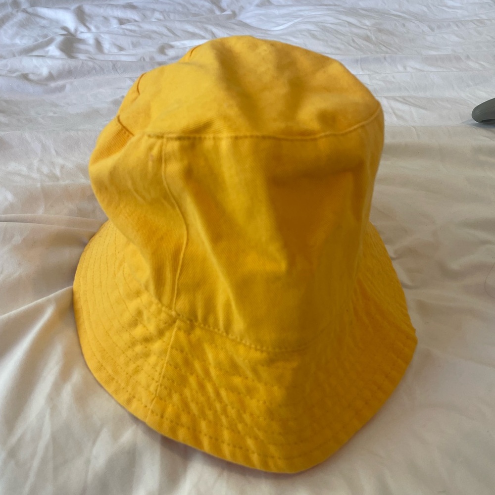 yellow bucket hat